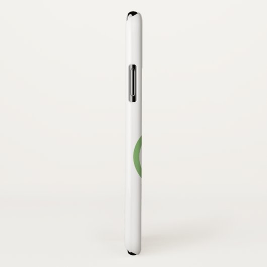 Monogram G Lavender Eucalyptus Case-Mate iPhone Case (Achterkant / rechts)