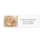Monogram G Return Address Labels (Voorkant)