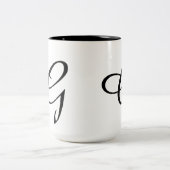 Monogram-G Tweekleurige Koffiemok (Center)