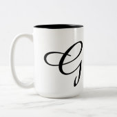 Monogram-G Tweekleurige Koffiemok (Links)