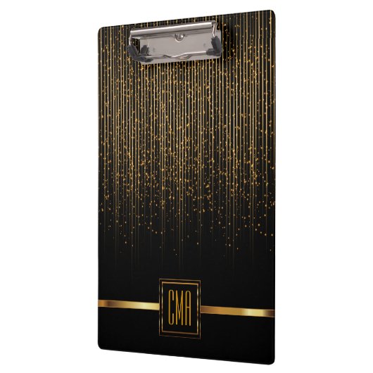 Monogram galaxy Stars lampontwerp Klembord (Links)