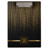 Monogram galaxy Stars lampontwerp Klembord (Voorkant)