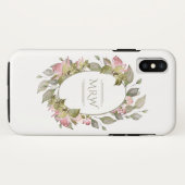 Monogram Garden Floral Case-Mate iPhone Case (Achterkant (horizontaal))
