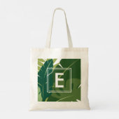Monogram Gardener Plant Lover Tote Bag (Achterkant)