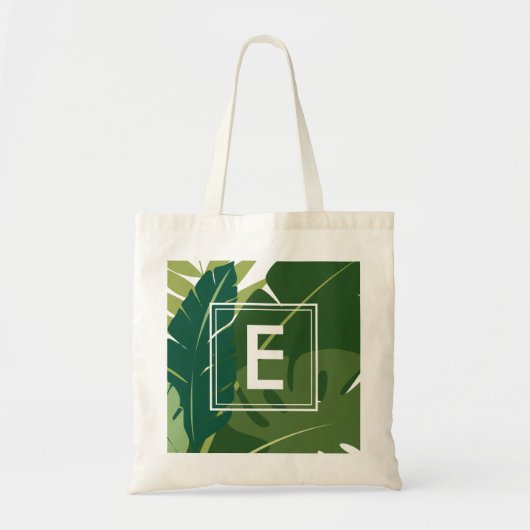 Monogram Gardener Plant Lover Tote Bag (Voorkant)