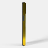 MONOGRAM geel Case-Mate iPhone Case (Achterkant / Rechts)