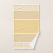 Monogram Geel Gouden Rood met Wit Bad Handdoek (Handdoek)