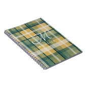 Monogram Geel Spiral Notitieboek (Rechterzijde)