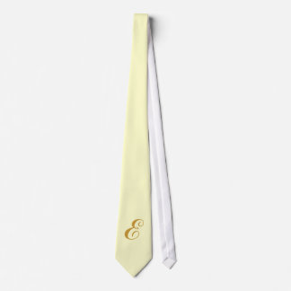 Monogram Geel Stropdas