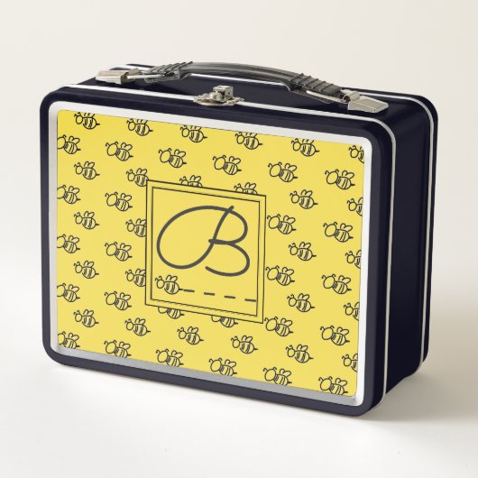 Monogram geel zomerkamer voor bijen (Voorkant)