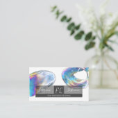 Monogram geestelijke gezondheidsbuik van regenboog visitekaartje (Staand voorkant)