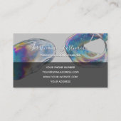 Monogram geestelijke gezondheidsbuik van regenboog visitekaartje (Achterkant)