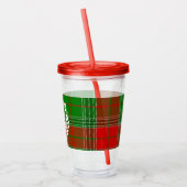 Monogram gegoten acrylknollen acryl drinkbeker (Links)