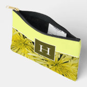 Monogram gele chrysant bloem etui (Open)