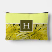 Monogram gele chrysant bloem etui (Voorkant)