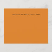 Monogram Gele Floral Foto Weddenschap BEWAART DE D (Achterkant)