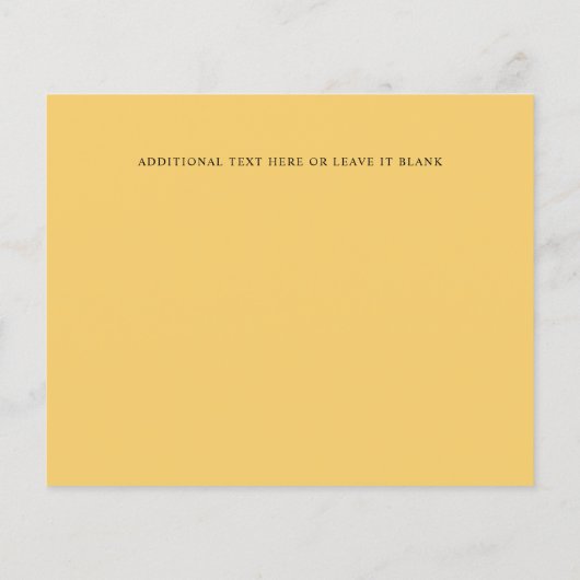 Monogram Gele Floral Foto Weddenschap BEWAART DE D (Achterkant)