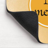 Monogram Gele goudcirkel Muismat (Hoek)