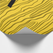 Monogram gele neushoorn cadeaupapier (Hoek)