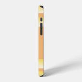 Monogram Gele Streep iPhone Hoesje (Linkerkant)