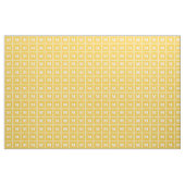 Monogram gele strepen stof (Yard (91,4 cm))