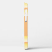 Monogram Gele Stripe Case-Mate iPhone Case (Achterkant / Links)