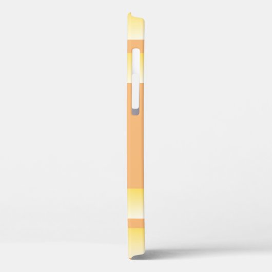 Monogram Gele Stripe Case-Mate iPhone Case (Achterkant / Links)