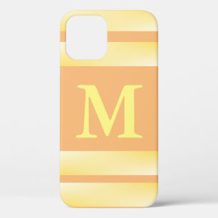 Monogram Gele Stripe Case-Mate iPhone Case