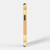 Monogram Gele Stripe iPhone Hoesje (Rechterkant)