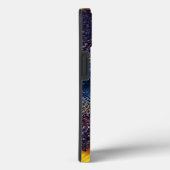 Monogram Gele zonnebloempjes met Initialen Case-Mate iPhone Case (Achterkant / Rechts)