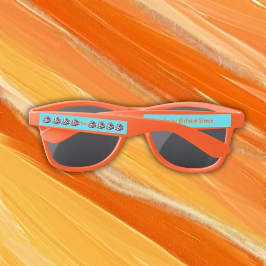 Monogram Gelukkige Verjaardag - Raceauto | Zonnebrillen