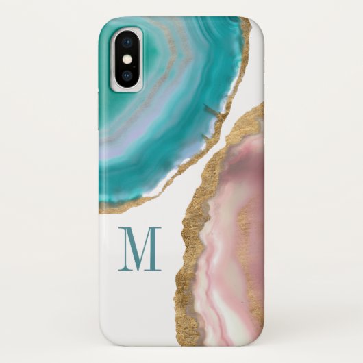 Monogram | Gem Stones I Case-Mate iPhone Case (Achterkant)