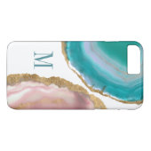 Monogram | Gem Stones I Case-Mate iPhone Case (Achterkant (Horizontaal))