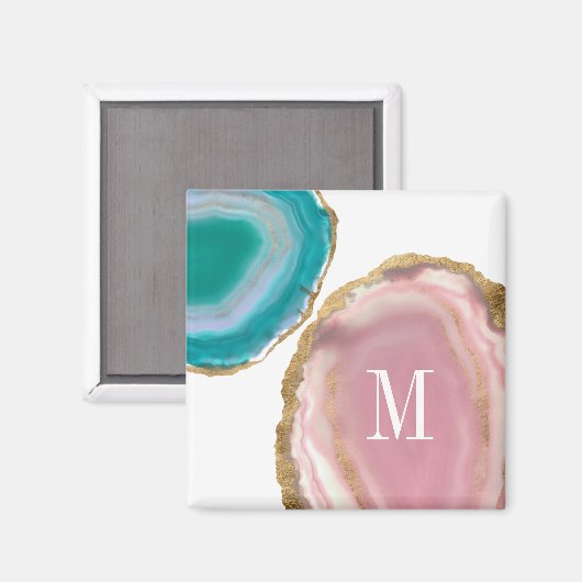 Monogram | Gem Stones I Magneet (Voorkant / Achterkant)