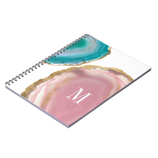 Monogram | Gem Stones I Notitieboek (Linkerzijde)