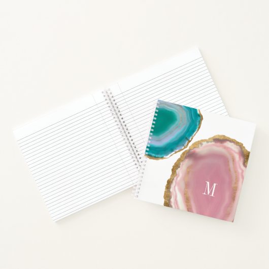 Monogram | Gem Stones I Notitieboek (Binnen)