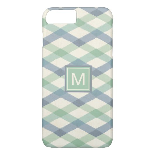Monogram | Geometrisch pasteipatroon Case-Mate iPhone Case (Achterkant)