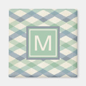 Monogram | Geometrisch pasteipatroon Magneet (Voorkant)