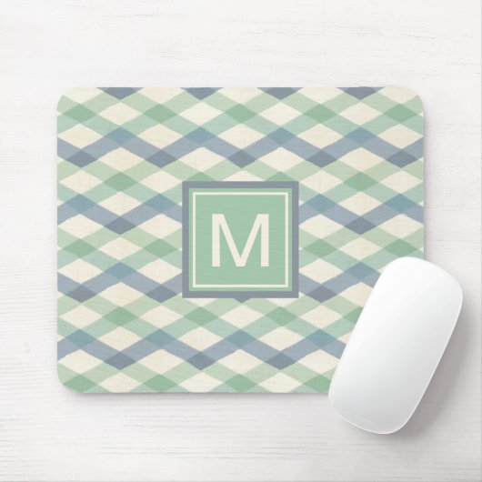 Monogram | Geometrisch pasteipatroon Muismat (Met muis)