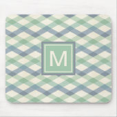 Monogram | Geometrisch pasteipatroon Muismat (Voorkant)