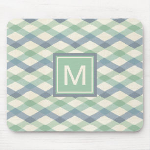 Monogram   Geometrisch pasteipatroon Muismat
