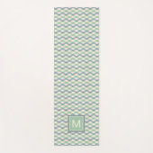 Monogram | Geometrisch pasteipatroon Yogamat (Voorkant)