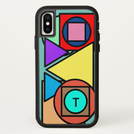 Monogram Geometrisch Patroon Case-Mate iPhone 14 Pro Max Hoesje