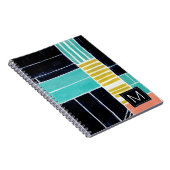 Monogram | Geometrische blokken Notitieboek (Rechterzijde)