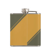 Monogram Geometrische diagonaal Mango Moss Green F Heupfles (Achterkant)