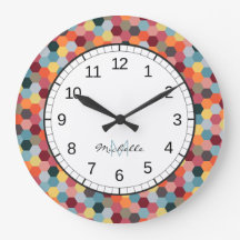 Monogram Geometrische Hexagon Patroonvergrendeling