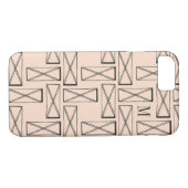 Monogram | Geometrische rechthoek X Ontwerp Case-Mate iPhone Case (Achterkant (Horizontaal))