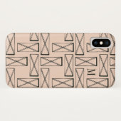 Monogram | Geometrische rechthoek X Ontwerp Case-Mate iPhone Case (Achterkant (horizontaal))