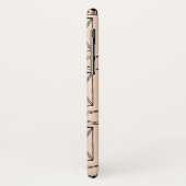 Monogram | Geometrische rechthoek X Ontwerp Case-Mate iPhone Case (Achterkant/links)