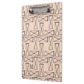 Monogram | Geometrische rechthoek X Ontwerp Klembord (Links)